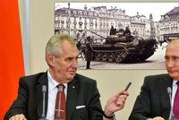 Česko má být za okupaci vděčné, píší v Rusku. „Šílenec s vylízaným mozkem,“ běsní Zeman