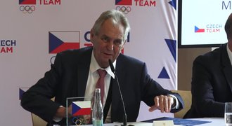 Češi mají zelenou do Tokia, podpis přidal i Zeman na Pražském hradě