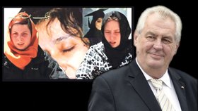 Prezident Miloš Zeman vtipkoval na oficiální návštěvě o osudu unesených dívek. Alláh je veliký volal!