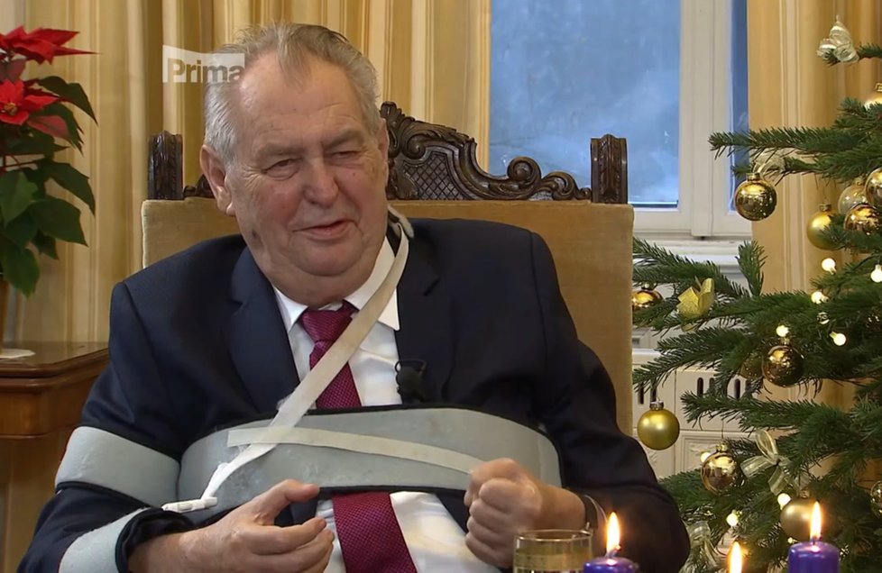 Prezident Miloš Zeman v Partii na Primě