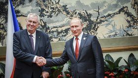 Miloš Zeman s Vladimirem Putinem