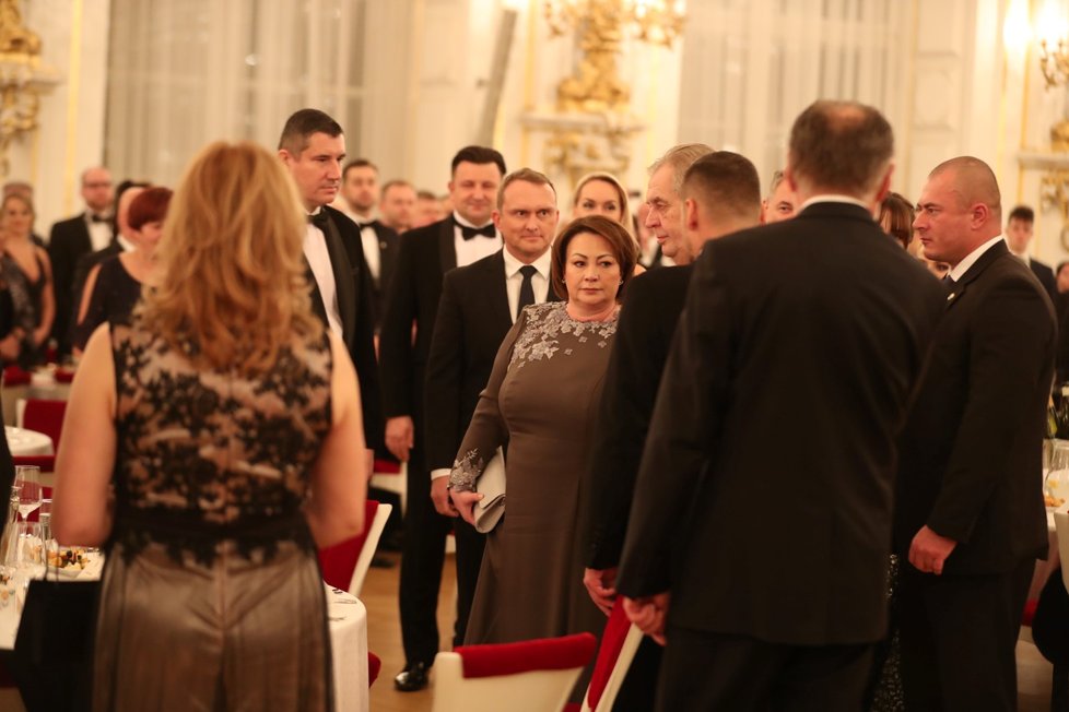 Ivana Zemanová na pátém charitativním plese prezidenta republiky (10.1.2020)