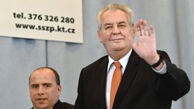 Miloš Zeman zavítal do Plzeňského kraje už potřetí.