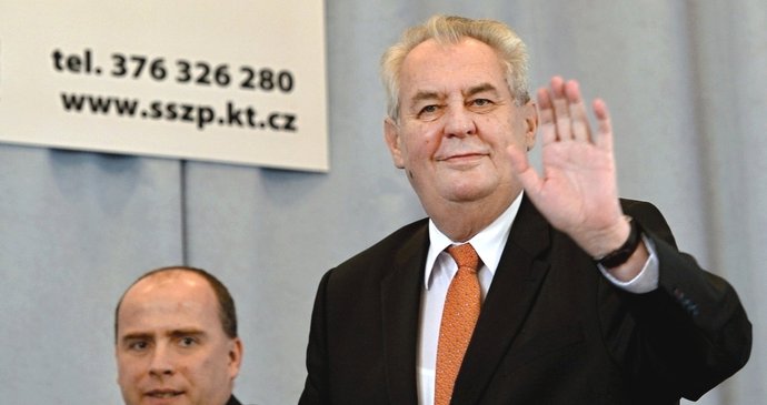 Miloš Zeman zavítal do Plzeňského kraje už potřetí.
