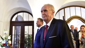 Prezident Miloš Zeman přijel podpořit Andreje Babiše a jeho vládu do Poslanecké sněmovny. Poslanci mají hlasovat o důvěře kabinetu.