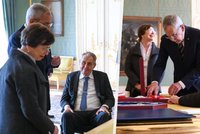 Rakouský prezident v ČR: Na rozloučenou dal Zemanovi metál. Řešili dálnice i Ukrajinu