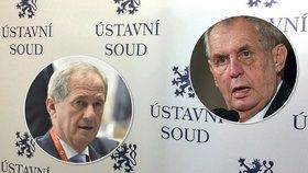 Zeman podle Baxy vedl s Ústavním soudem výměnný obchod