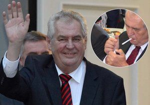 Prezident Miloš Zeman podepsal protikuřácký zákon.