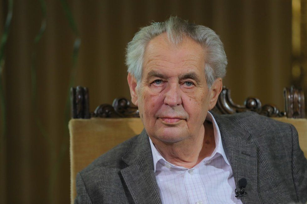 Prezident Miloš Zeman v pořadu S prezidentem v Lánech (22. 9. 2019)