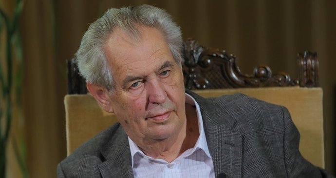 Prezident Miloš Zeman v pořadu S prezidentem v Lánech (22. 9. 2019)