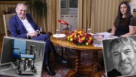 Miloš Zeman v pořadu S prezidentem v Lánech zmínil to, že se přesune na invalidní vozík a zesnulému nejbohatšímu Čechovi Petru Kellnerovi dá metál