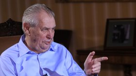 S prezidentem v Lánech: Miloš Zeman (10. 1. 2021)