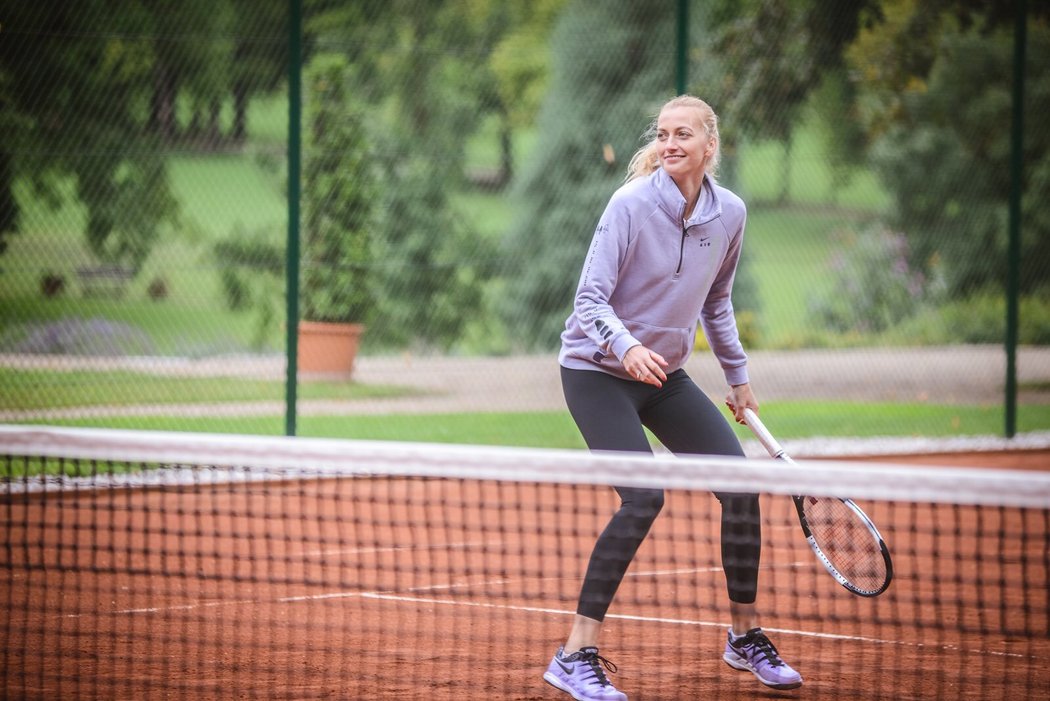 Petra Kvitová v Lánech zapomněla na bolavou levačku