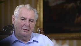 Prezident Miloš Zeman v pořadu S prezidentem v Lánech