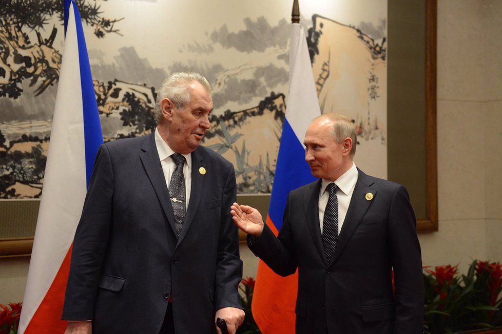 Miloš Zeman a Vladimir Putin