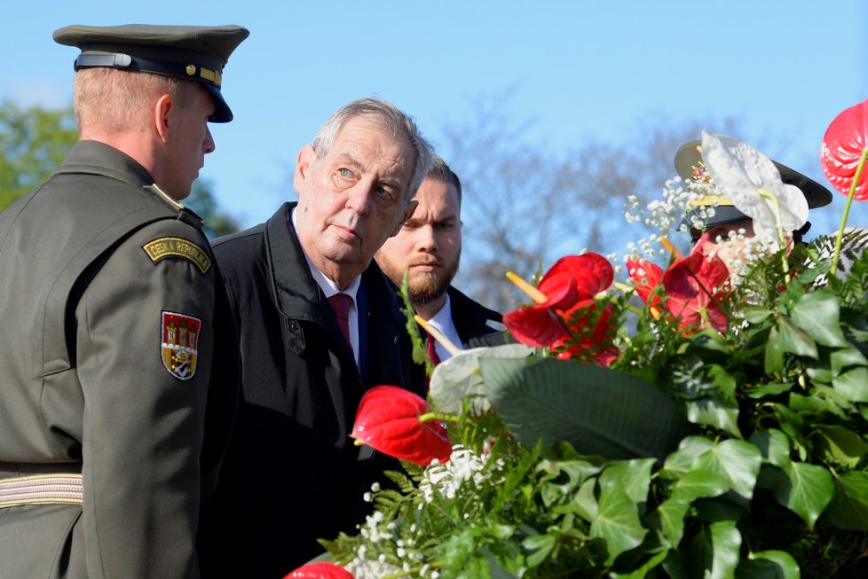 Pieta na Vítkově: Prezident Miloš Zeman (28. 10. 2019)