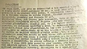 Zemanovo prohlášení k sametové revoluci z roku 1989