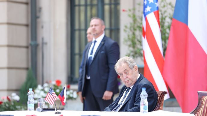 Oslavy 244. výročí Dne nezávislosti USA: Miloš Zeman (30. 6. 2020)