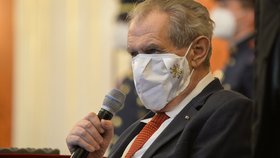 Prezident Miloš Zeman jmenoval na Pražském hradě.