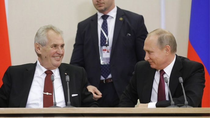 Miloš Zeman, Vladimir Putin