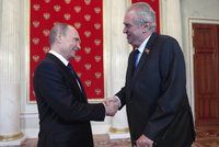 Zeman nabízí Trumpovi s Putinem Prahu a Lány. Poletí i do Ruska