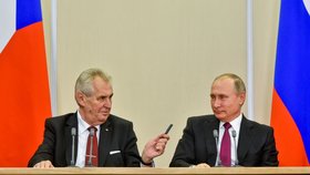 Miloš Zeman se v Rusku setkal s Vladimírem Putinem a účastnil se také rusko-českého ekonomického fóra. Kde kritizoval Rusko za článek o okupaci Československa.