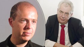 Prezident Zeman odmítá jmenovat Martina C. Putnu (vlevo) profesorem