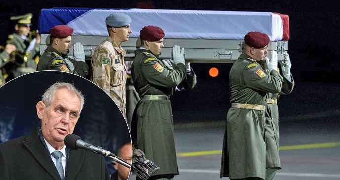 Češi slaví sto let republiky, Zeman připomněl vojáky zabité v Afghánistánu