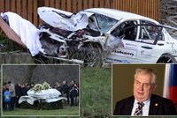 Prezident Zeman: Zakažte rallye, vede k úmrtím řidičů, i diváků!