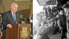 Ještě než byla Čína, ještě než byla „ku*da“, byl 17. listopad 1989. K němu poskytl Blesku vzpomínkový rozhovor prezident republiky Miloš Zeman (70)