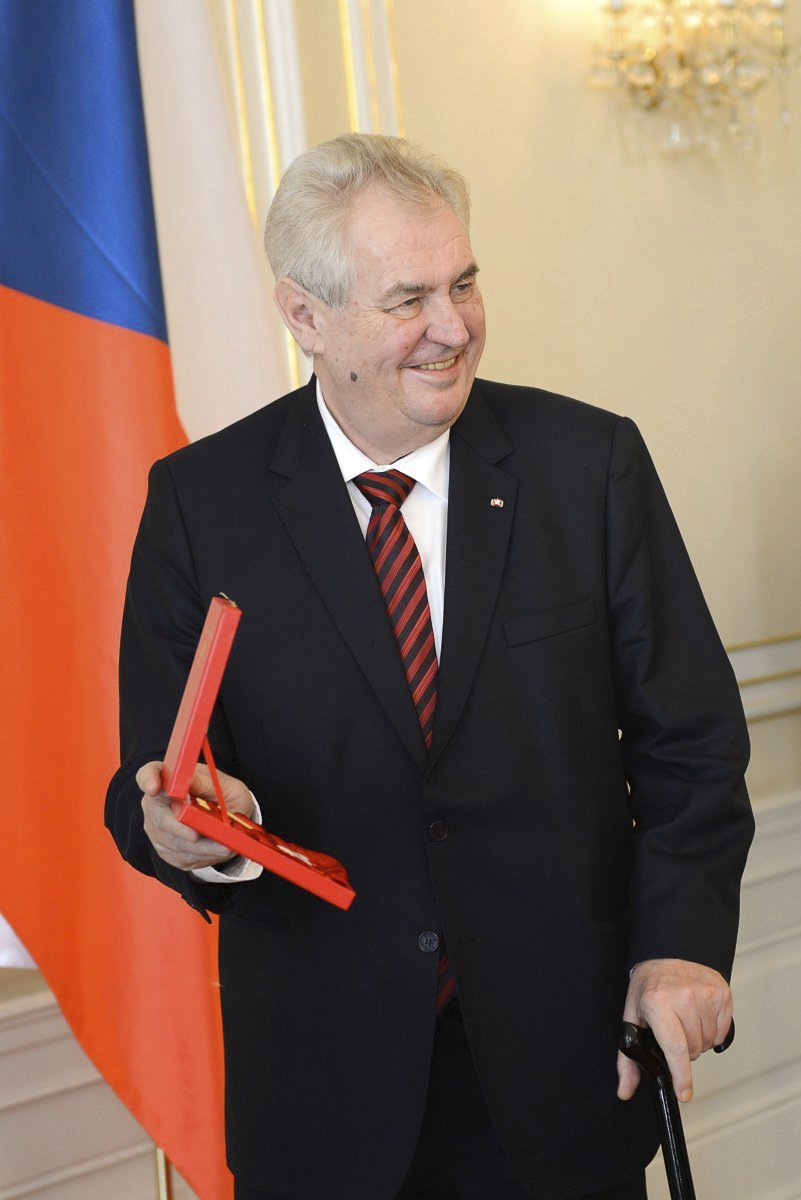 Prezident Miloš Zeman obdržel od slovinského prezidenta Řád za mimořádné zásluhy.