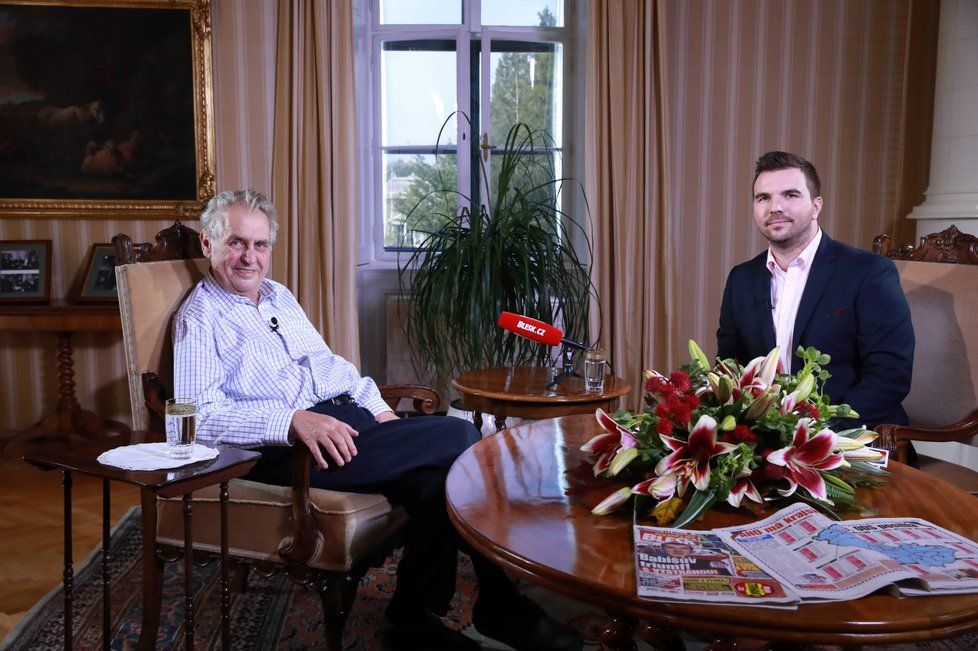 Miloš Zeman v pořadu S prezidentem v Lánech (7.10.2018)