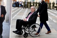 Schwarzenberg: „Zeman mě s vozíkem předběhl.“ Má nemoc jako prezident a odchází mu oko