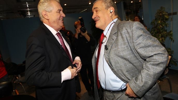 Miloš Zeman a Karel Schwarzenberg