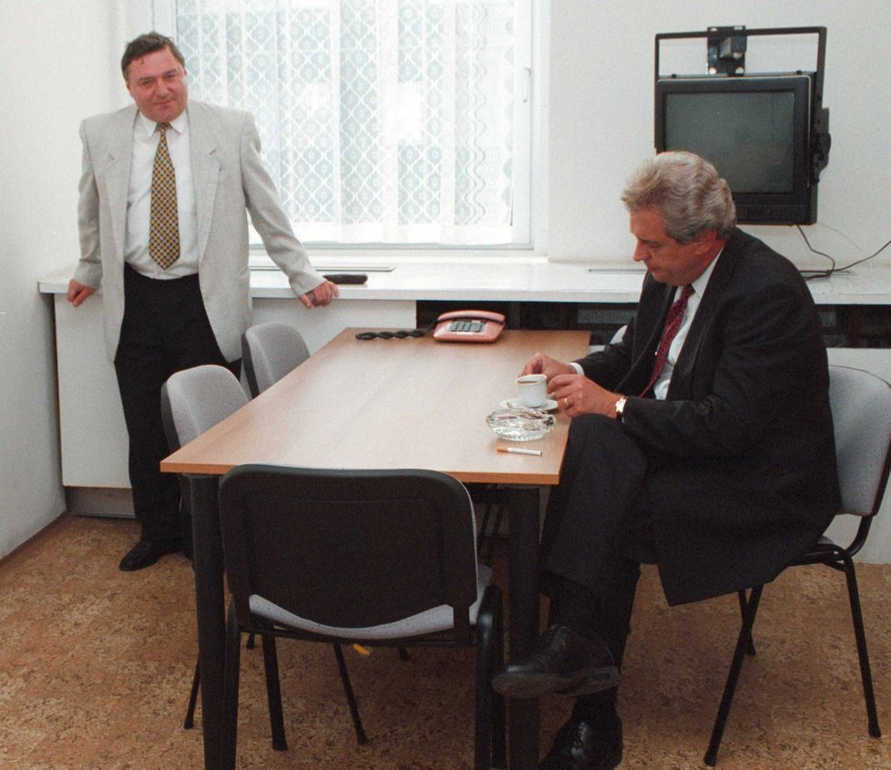 Zeman s Šlouf v roce 1998