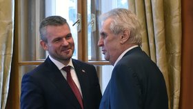 Peter Pellegrini a Miloš Zeman