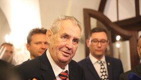 Zeman ve Sněmovně při debatě o rozpočtu (24. 10. 2018)