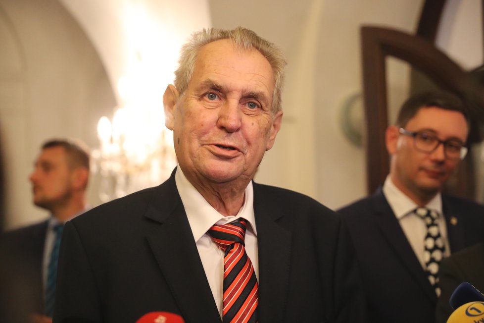 Zeman ve Sněmovně při debatě o rozpočtu (24. 10. 2018)