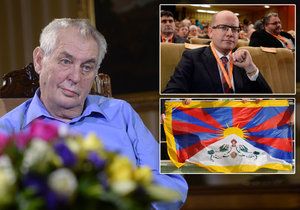 Miloš Zeman oznámí své rozhodnutí kolem prezidentské kandidatury v den, kdy budou v oknech vlát tibetské vlajky a Bohuslav Sobotka zahájí sjezd ČSSD.