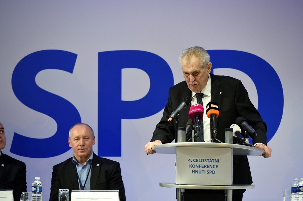 Zeman na sjezdu SPD