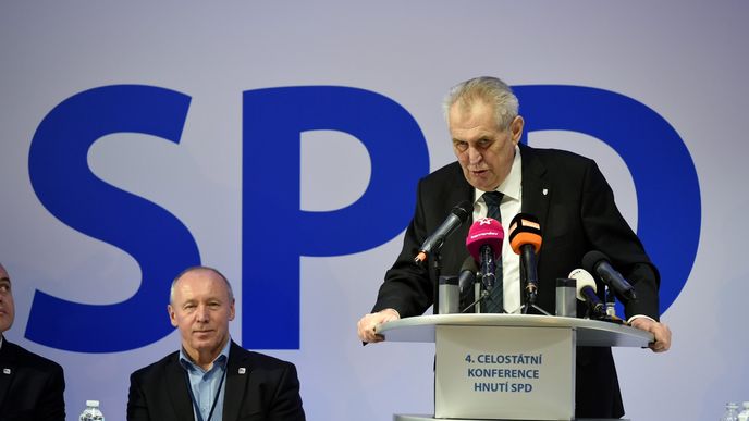 Zeman na sjezdu SPD