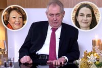 Svátky Miloše Zemana Vánoce: Štědroval s dcerou, návštěva Bohdalové