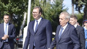 Oficiální státní návštěva českého prezidenta Miloše Zemana v Srbsku (10. 9. 2019)
