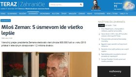"Miloš Zeman: S úsměvem jde všechno lépe."