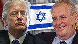 Přesun české ambasády z Tel Avivu do Jeruzaléma: Zeman chce předběhnout Trumpa