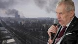 „Svět se přiblížil ke svému konci.“ Zeman varuje před jadernou válkou a znovu se obul do Ruska