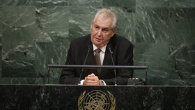 Zeman po roce vystoupí na zasedání OSN. V projevu se bude věnovat společnému boji proti terorismu.