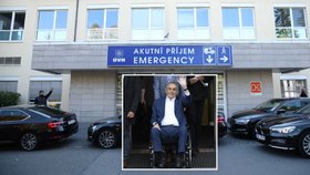 Klinika, kde leží Zeman: uzavřené oddělení a návštěvy nejvíce ve dvou