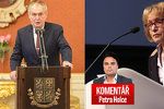 Komentář: Zeman „popravil“ oblíbenkyni Válkovou. Průšvih s Čínou nechá slíznout Hamáčka