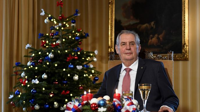 Výraz „lepšolidé" použil ve svém vánočním projevu i Miloš Zeman